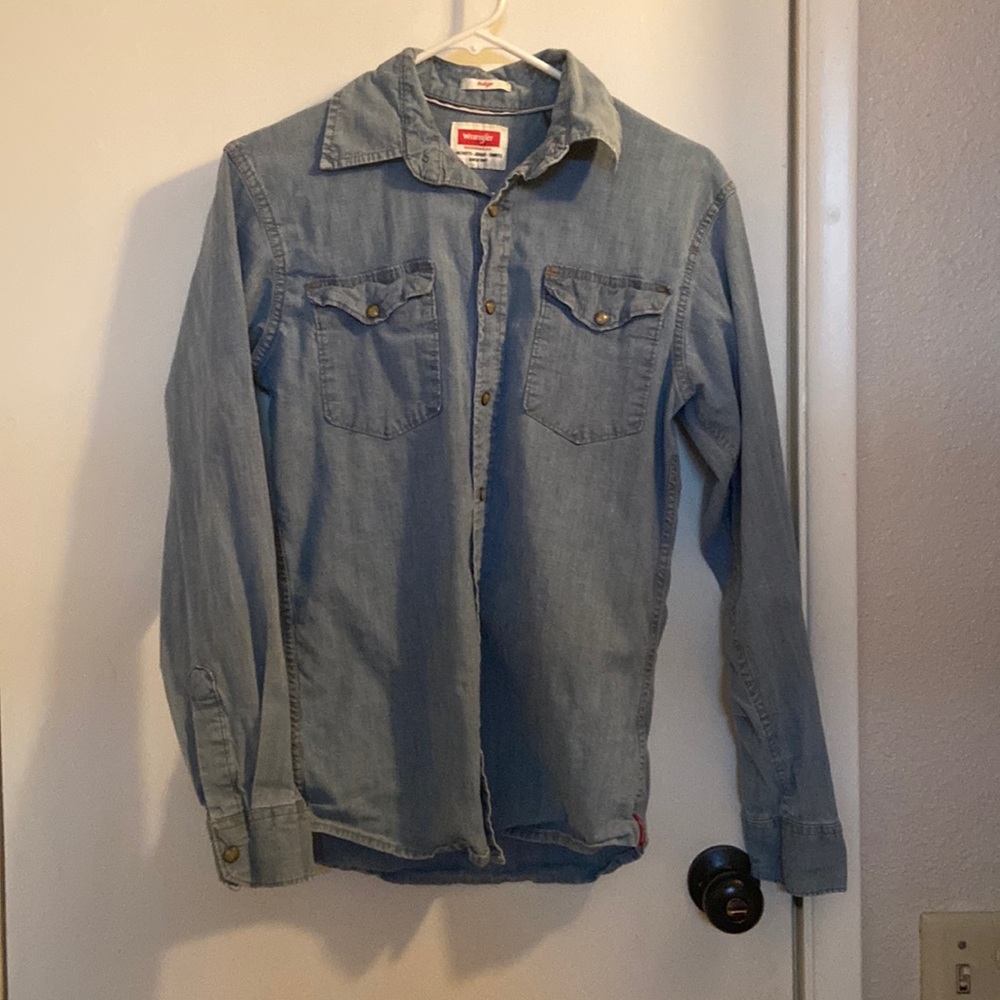 Womens wrangler pearl snap